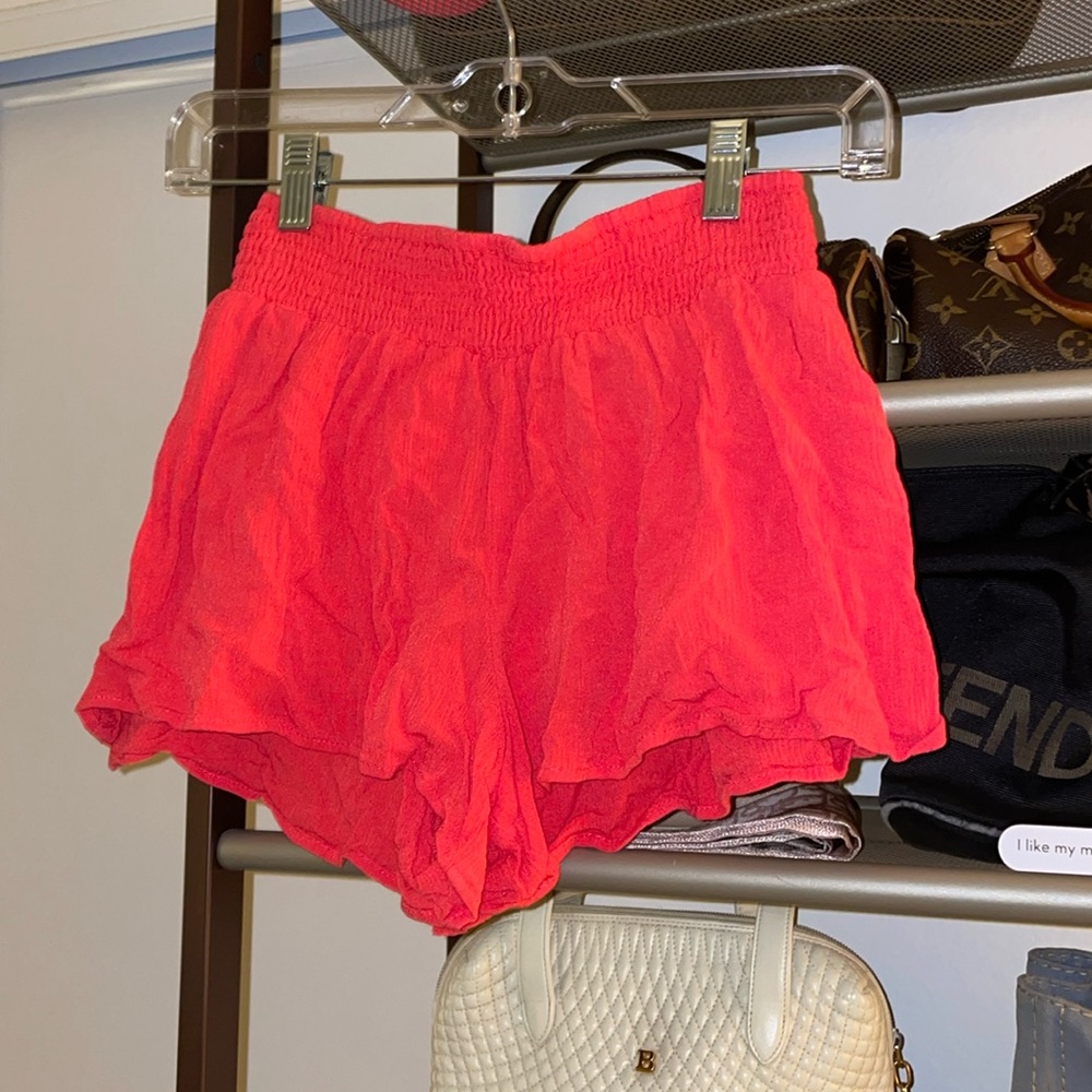 Coral Booty Shorts :)